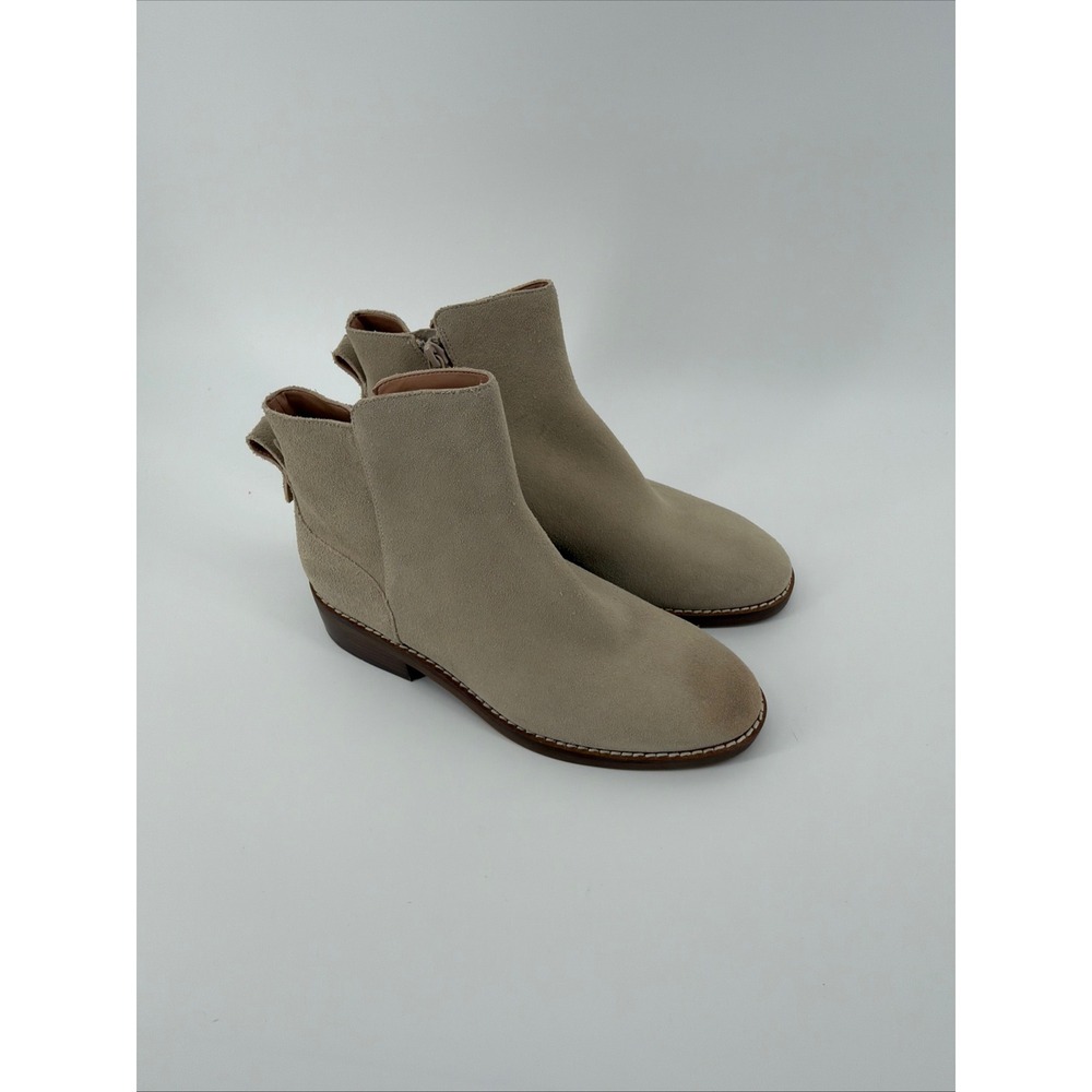 Cole Haan Grand OS Womens Taupe Suede Ankle Booties W30875 Size 7B